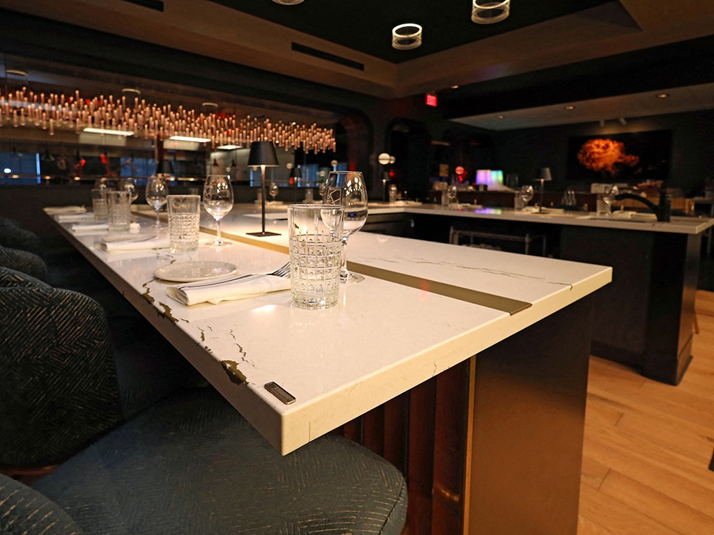 Fahrenheit Restaurant Chefs Table in Cleveland - Residences at 55